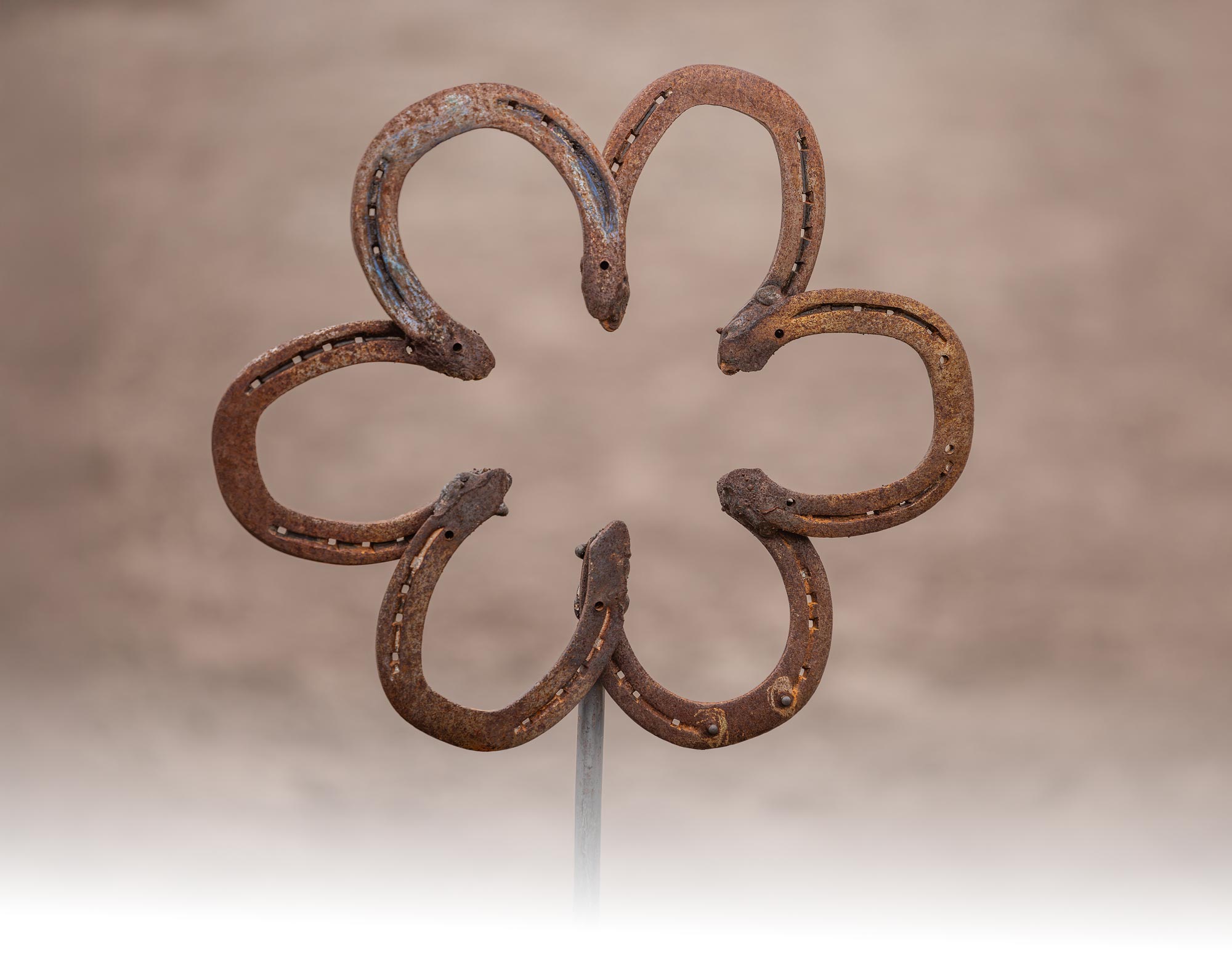 Herzensempfehlungen - Was ihre Kunden über Conny Hutter sagen Herzensempfehlungen - eine Blume aus Hufeisen als Symbol