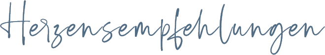 Herzensempfehlungen Schriftzug Herzensempfehlungen